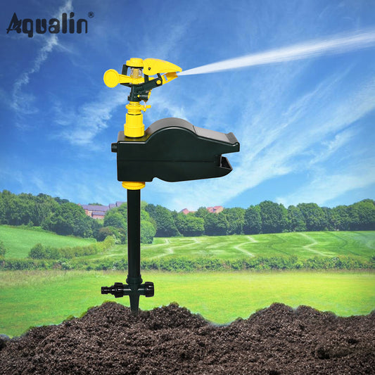 Solar Motion Activated Powerful Eco-friendly Jet Spray Animal Repeller Garden Pest Control Repellent #31004 - Aqualin Official Store