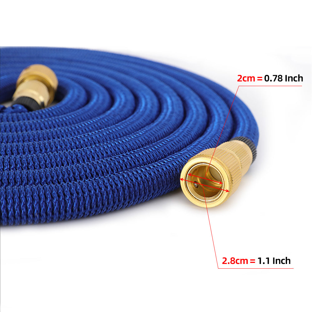 Garden Flexible Hose Garden Irrigation Expandable Magic Watering Pipe Double Latex High Pressure Car Wash Hose #WG60001 - Aqualin Official Store