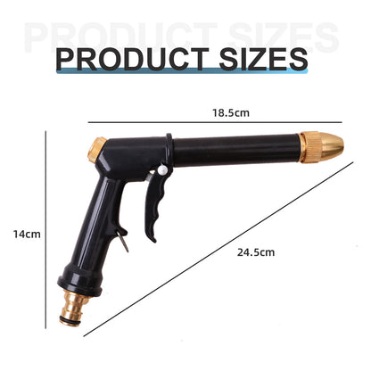 High Pressure Adjustable Water Gun Watering Hose Metal Gun Garden Sprayer Car Wash Gun High Pressure Cleaner #WG70001+WG1+WG2 - Aqualin Official Store