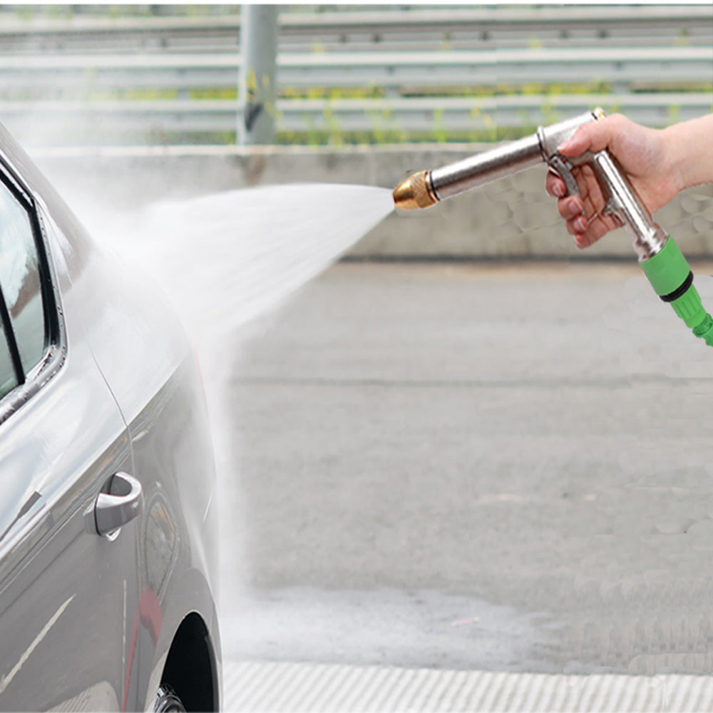 High Pressure Adjustable Water Gun Watering Hose Metal Gun Garden Sprayer Car Wash Gun High Pressure Cleaner #WG70001+WG1+WG2 - Aqualin Official Store